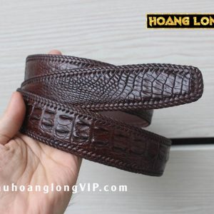 Dây lưng da cá sấu đan viền bản 4.0cm - TL06