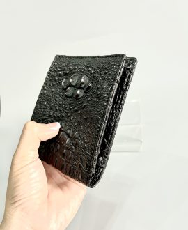 Bóp da cá sấu nguyên con hai mặt hàng tuyển chọn - VN65NCVIP