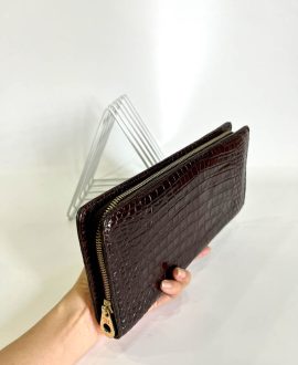 Bóp cá sấu da bụng cá sấu cầm tay sang trọng - VN73CT
