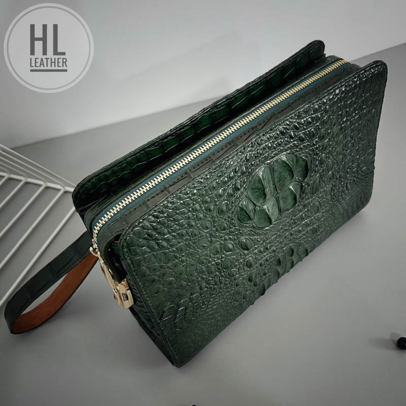 clutch ca sau nam mau xanh la cay VN77CT