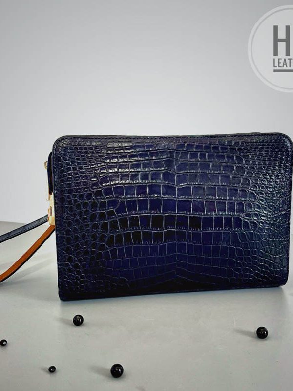Clutch Ví cá sấu nam da mềm mịn cao cấp - VN76CT