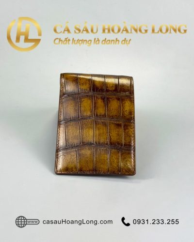 ví da cá sấu nam VNATN06